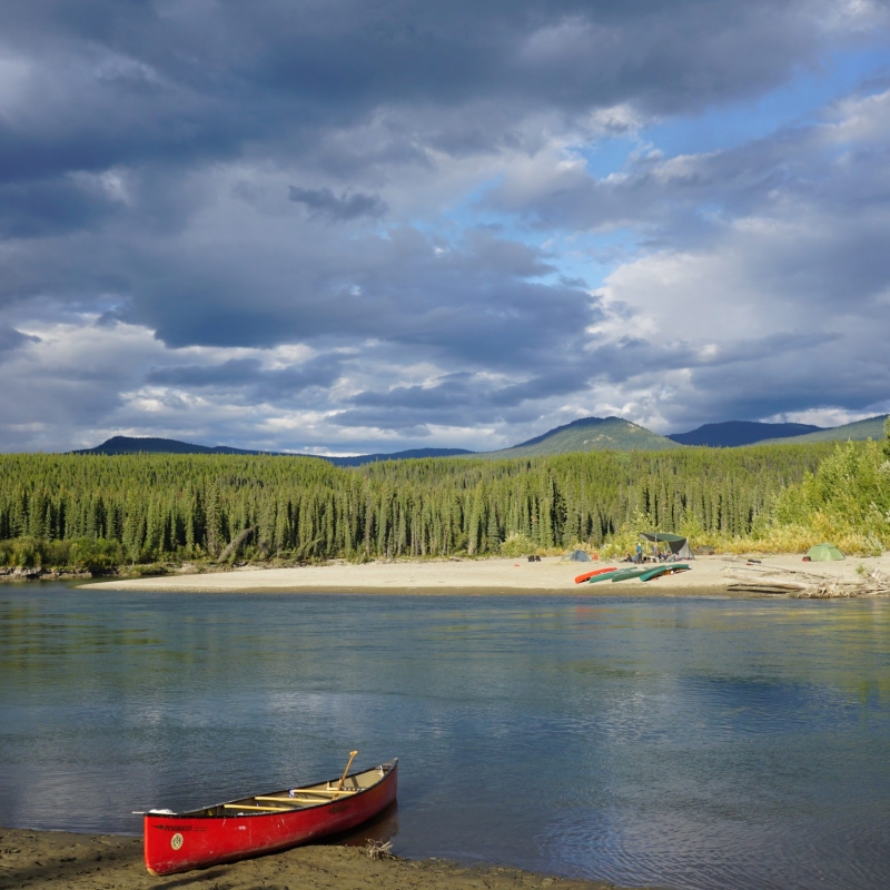 Gefuehrte Kanu-Tour Kanada Yukon